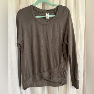 Active Life Women's Long Sleeve Pullover Sweatshirt - Charcoal